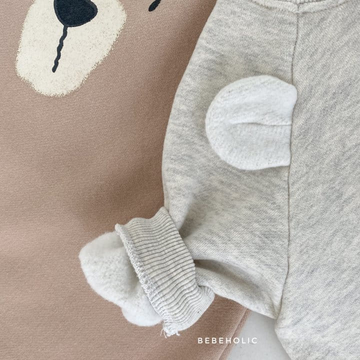 BEBE HOLIC - Korean Children Fashion - #Kfashion4kids - Raglan Bear Bodysuit - 8