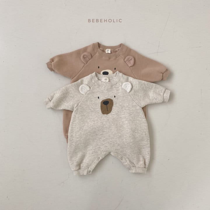 BEBE HOLIC - Korean Children Fashion - #Kfashion4kids - Raglan Bear Bodysuit - 9