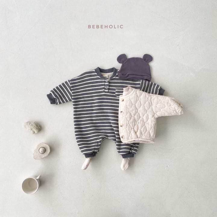 BEBE HOLIC - Korean Children Fashion - #Kfashion4kids - Laon Stripes Bodysuit - 2