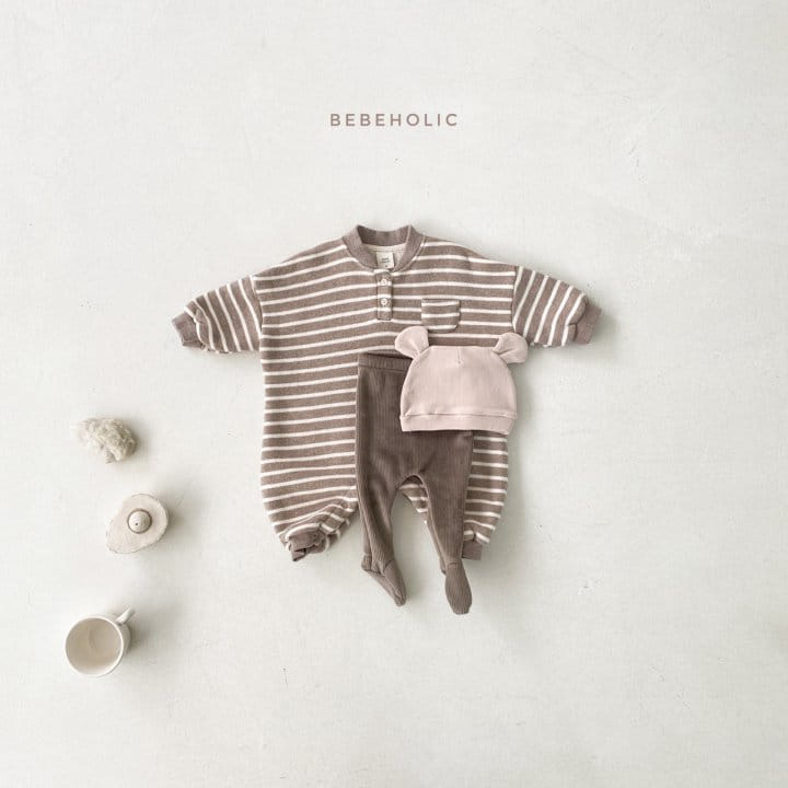 BEBE HOLIC - Korean Children Fashion - #Kfashion4kids - Laon Stripes Bodysuit - 3