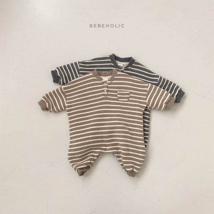 BEBE HOLIC - Korean Children Fashion - #Kfashion4kids - Laon Stripes Bodysuit - 4