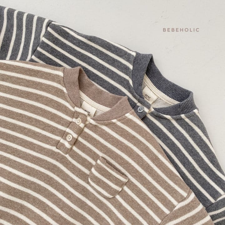 BEBE HOLIC - Korean Children Fashion - #Kfashion4kids - Laon Stripes Bodysuit - 5