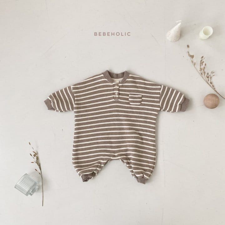 BEBE HOLIC - Korean Children Fashion - #Kfashion4kids - Laon Stripes Bodysuit - 7