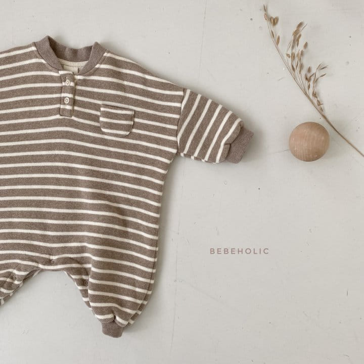 BEBE HOLIC - Korean Children Fashion - #Kfashion4kids - Laon Stripes Bodysuit - 8