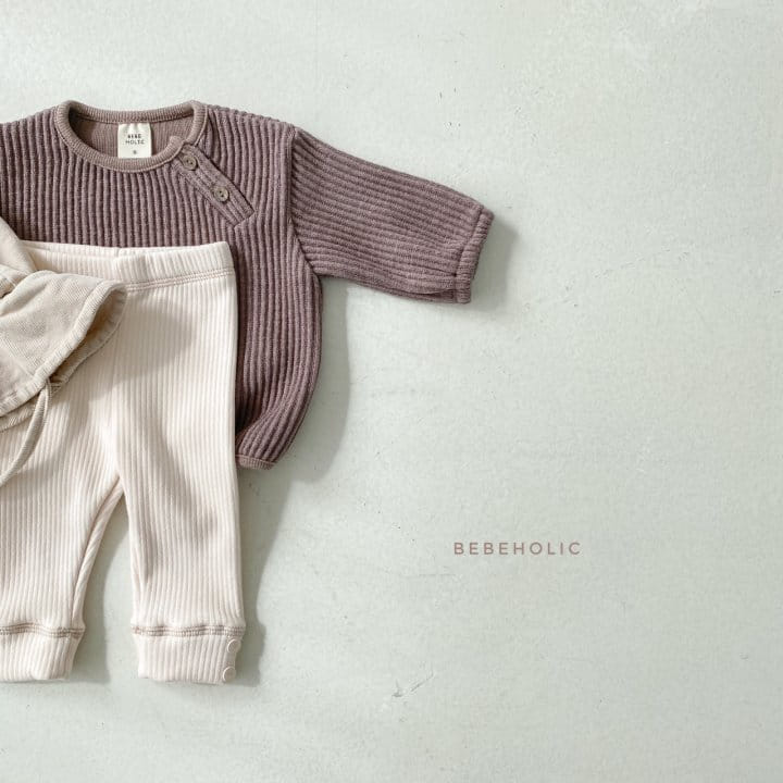 BEBE HOLIC - Korean Children Fashion - #Kfashion4kids - Stitch Button Leggings - 2
