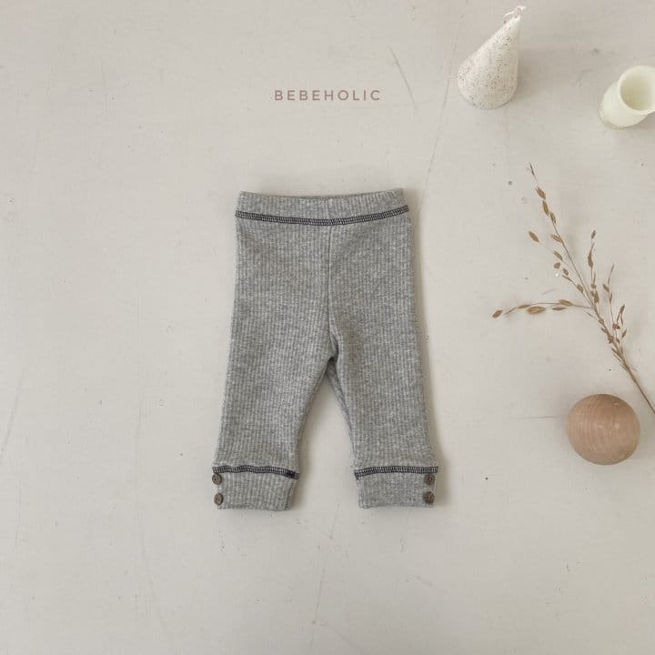 BEBE HOLIC - Korean Children Fashion - #Kfashion4kids - Stitch Button Leggings - 8
