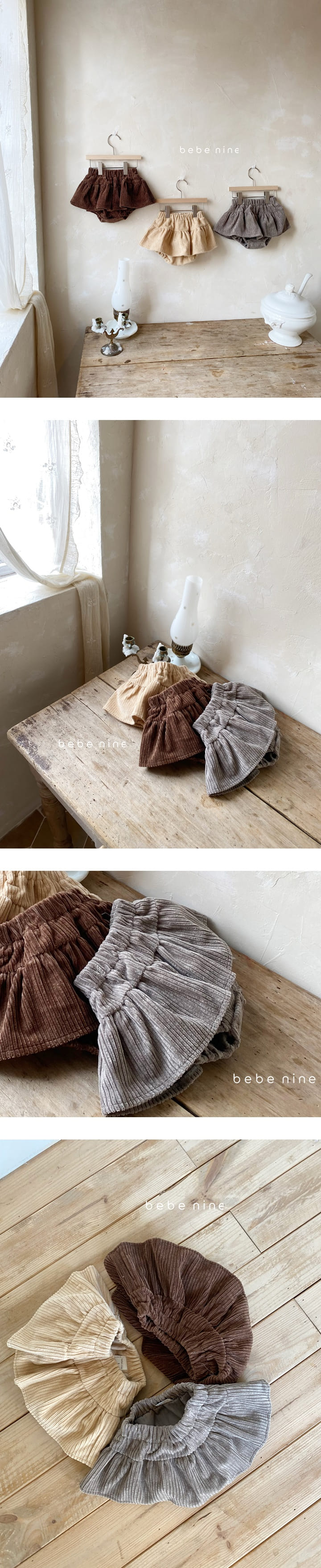 BEBE NINE - Korean Children Fashion - #Kfashion4kids - Rib Cancan Bloomer