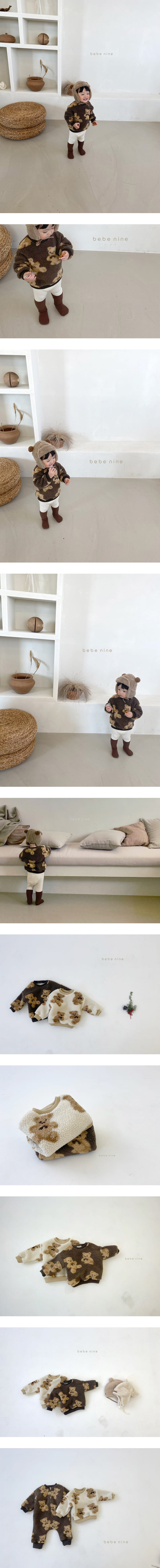 BEBE NINE - Korean Children Fashion - #Kfashion4kids - Pooh Bbogli Sweatshirt