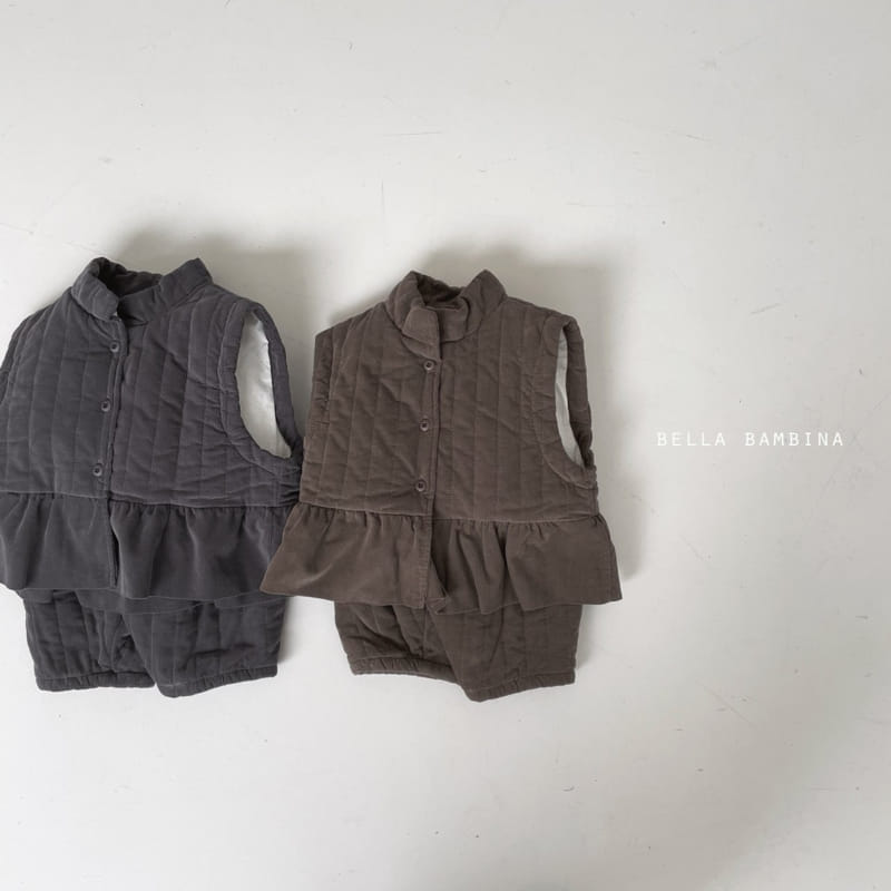 BELLA BAMBINA - Korean Children Fashion - #Kfashion4kids - Half Vest Bottom Set - 10