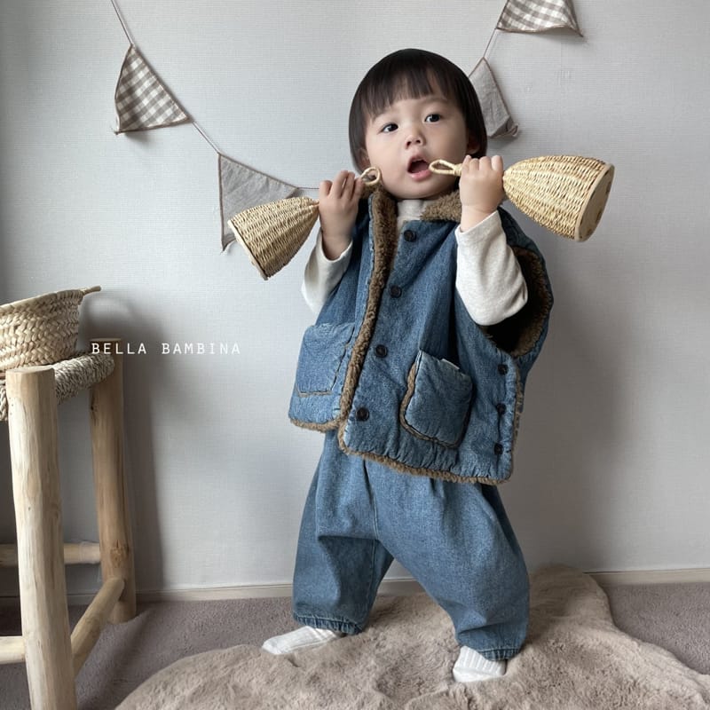 BELLA BAMBINA - Korean Children Fashion - #Kfashion4kids - Awesome Denim Vest