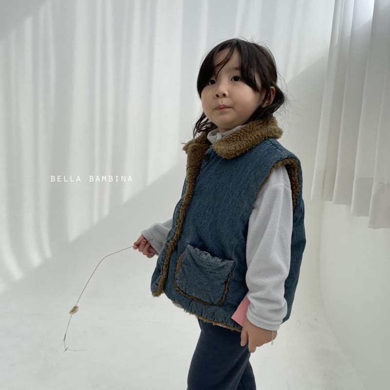 BELLA BAMBINA - Korean Children Fashion - #Kfashion4kids - Awesome Denim Vest - 12