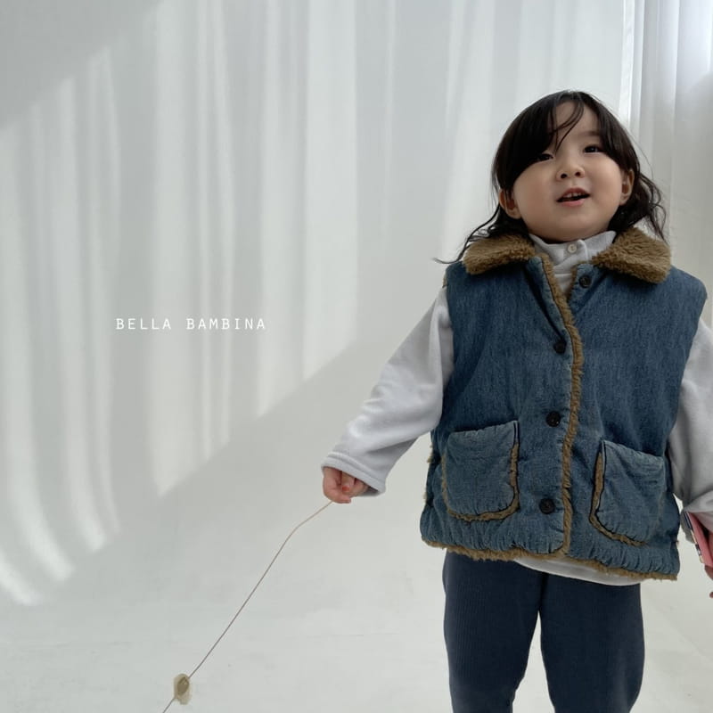 BELLA BAMBINA - Korean Children Fashion - #Kfashion4kids - Awesome Denim Vest - 2