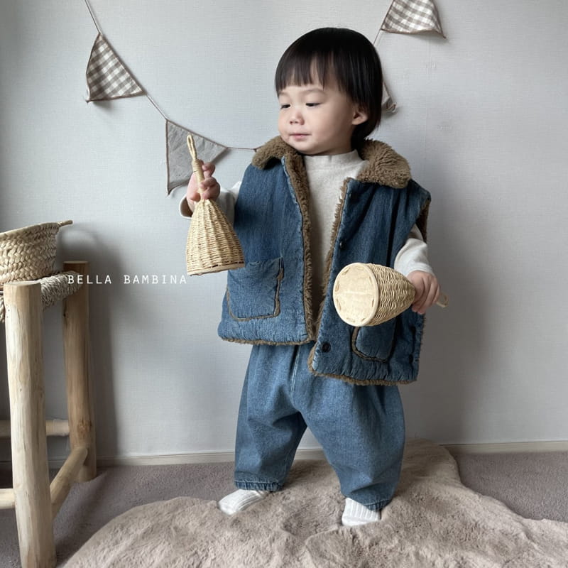 BELLA BAMBINA - Korean Children Fashion - #Kfashion4kids - Awesome Denim Vest - 5