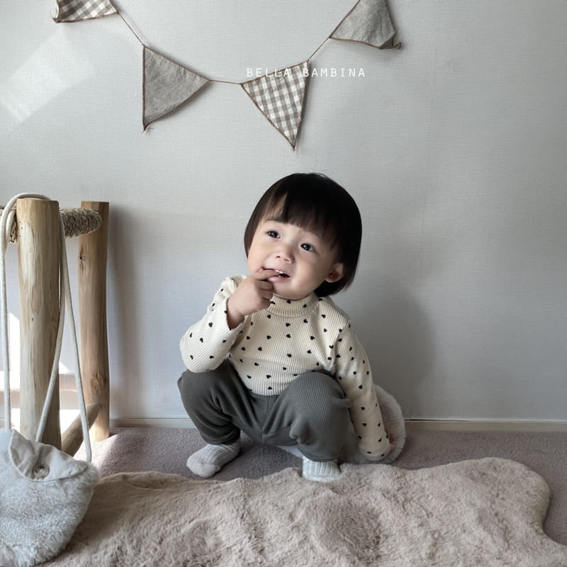 BELLA BAMBINA - Korean Children Fashion - #Kfashion4kids - Soft Half Turtleneck Tee - 2