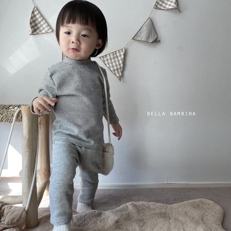 BELLA BAMBINA - Korean Children Fashion - #Kfashion4kids - Soft Half Turtleneck Tee - 4
