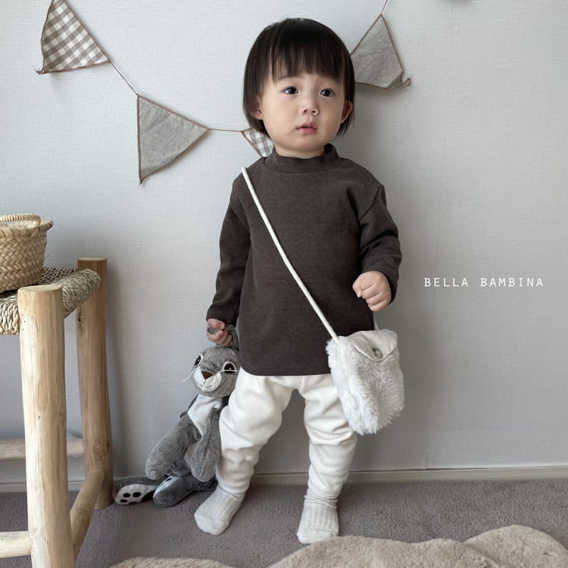BELLA BAMBINA - Korean Children Fashion - #Kfashion4kids - Soft Half Turtleneck Tee - 6