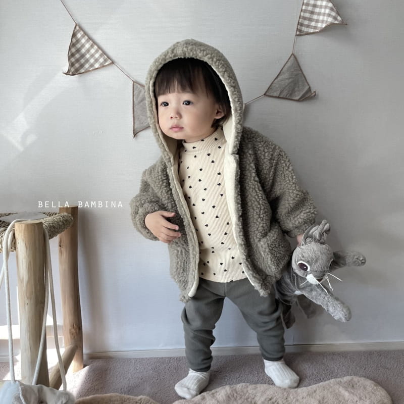BELLA BAMBINA - Korean Children Fashion - #Kfashion4kids - Soft Half Turtleneck Tee - 7
