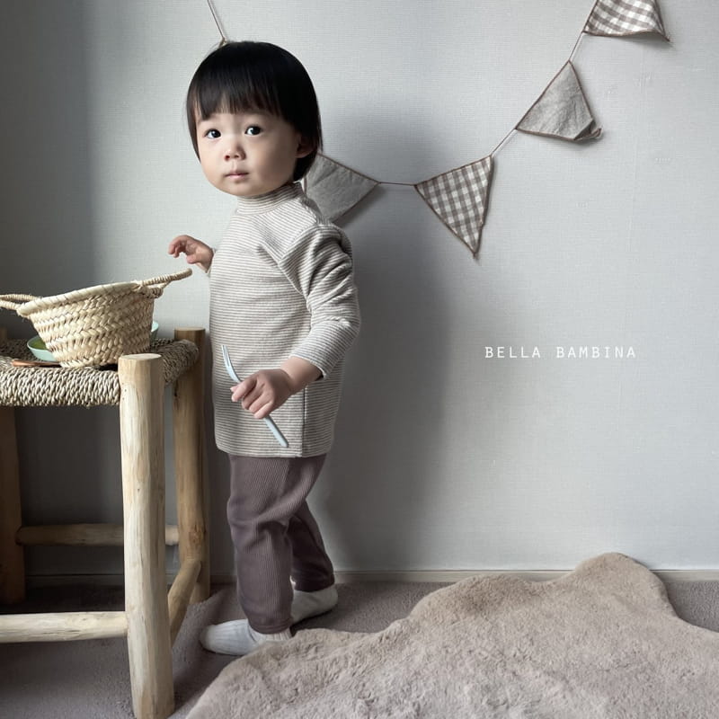 BELLA BAMBINA - Korean Children Fashion - #Kfashion4kids - Soft Half Turtleneck Tee - 8
