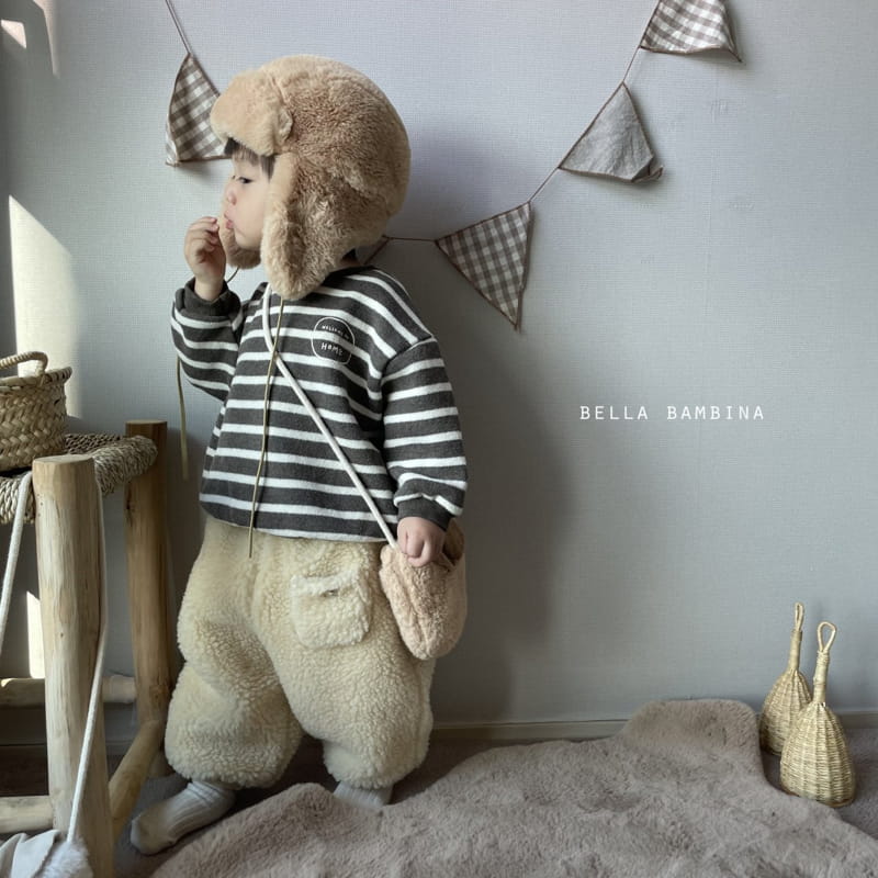 BELLA BAMBINA - Korean Children Fashion - #Kfashion4kids - Bebe Powder Stripes Tee