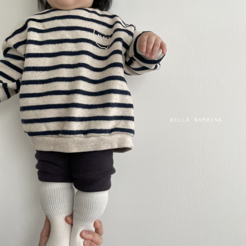 BELLA BAMBINA - Korean Children Fashion - #Kfashion4kids - Bebe Powder Stripes Tee - 10