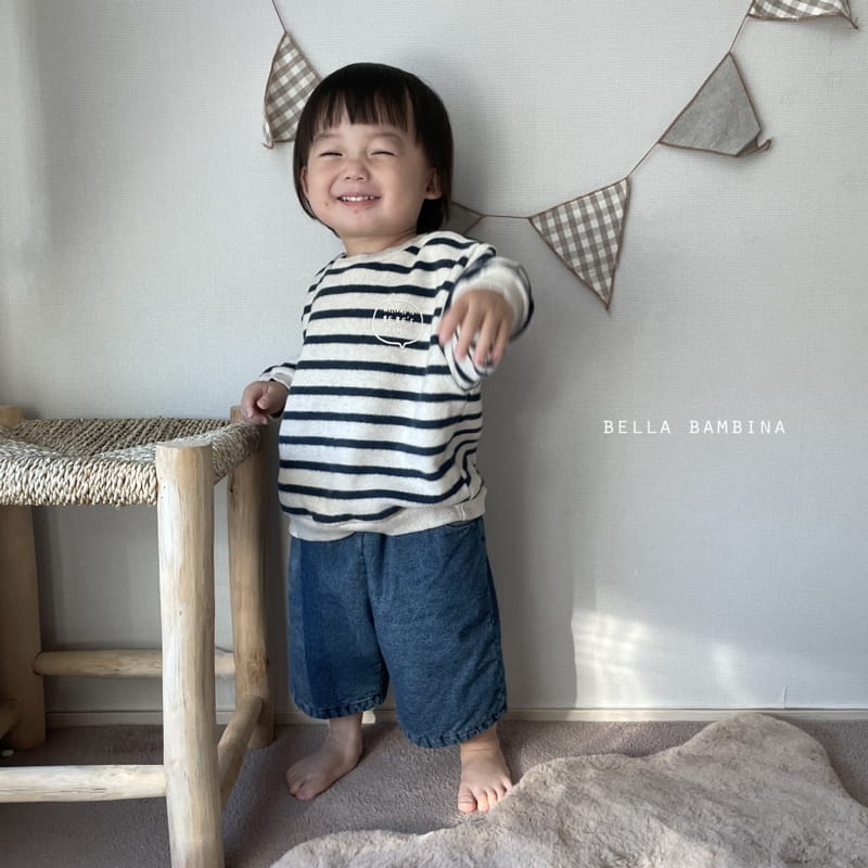 BELLA BAMBINA - Korean Children Fashion - #Kfashion4kids - Bebe Powder Stripes Tee - 2