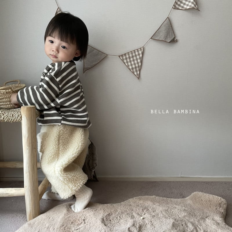 BELLA BAMBINA - Korean Children Fashion - #Kfashion4kids - Bebe Powder Stripes Tee - 3
