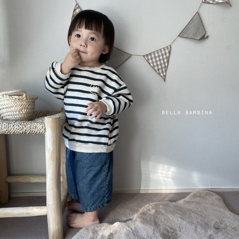 BELLA BAMBINA - Korean Children Fashion - #Kfashion4kids - Bebe Powder Stripes Tee - 4