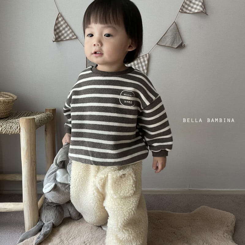 BELLA BAMBINA - Korean Children Fashion - #Kfashion4kids - Bebe Powder Stripes Tee - 5