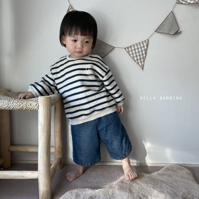 BELLA BAMBINA - Korean Children Fashion - #Kfashion4kids - Bebe Powder Stripes Tee - 6