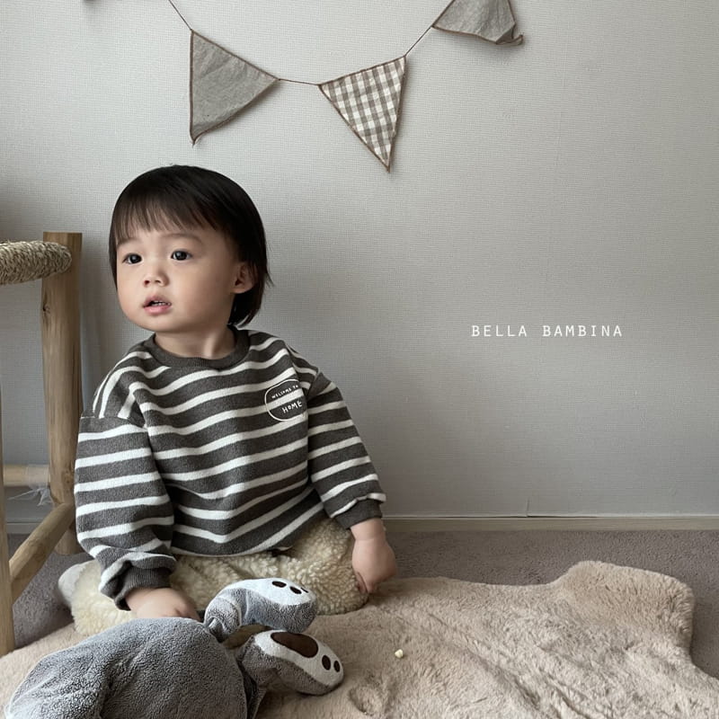 BELLA BAMBINA - Korean Children Fashion - #Kfashion4kids - Bebe Powder Stripes Tee - 9