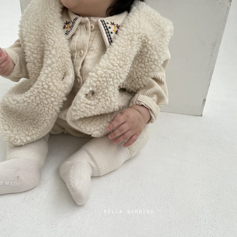 BELLA BAMBINA - Korean Children Fashion - #Kfashion4kids - Bebe Tori Rib Bodysuit