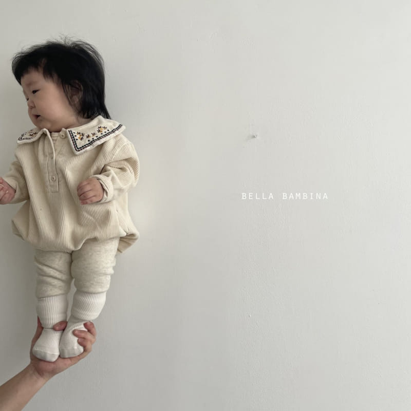 BELLA BAMBINA - Korean Children Fashion - #Kfashion4kids - Bebe Tori Rib Bodysuit - 2