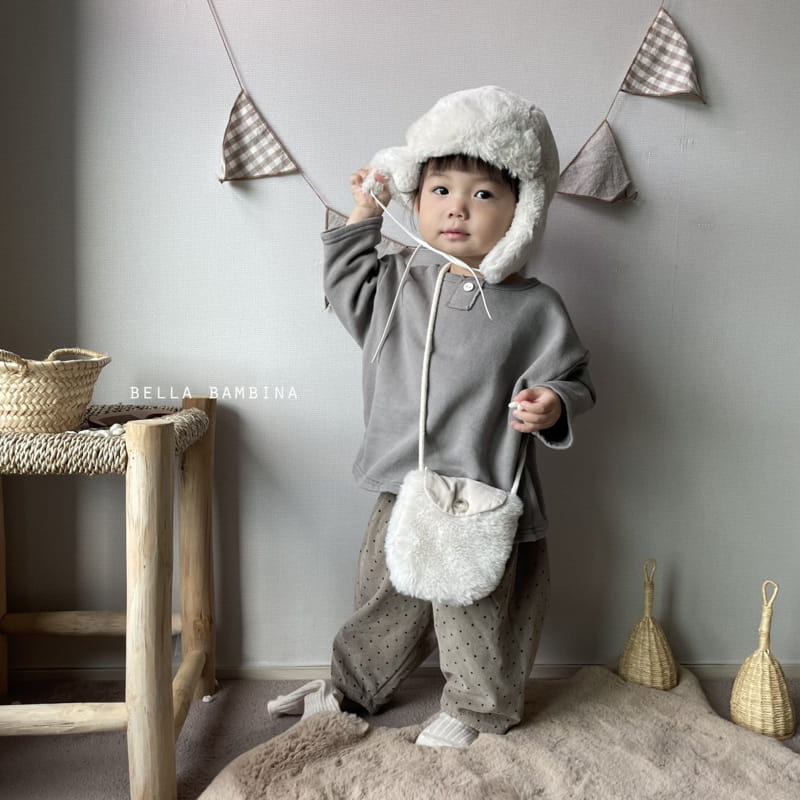 BELLA BAMBINA - Korean Children Fashion - #Kfashion4kids - Bebe Muffin Button Tee - 2