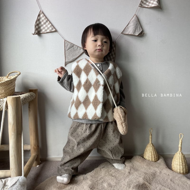 BELLA BAMBINA - Korean Children Fashion - #Kfashion4kids - Bebe Muffin Button Tee - 4
