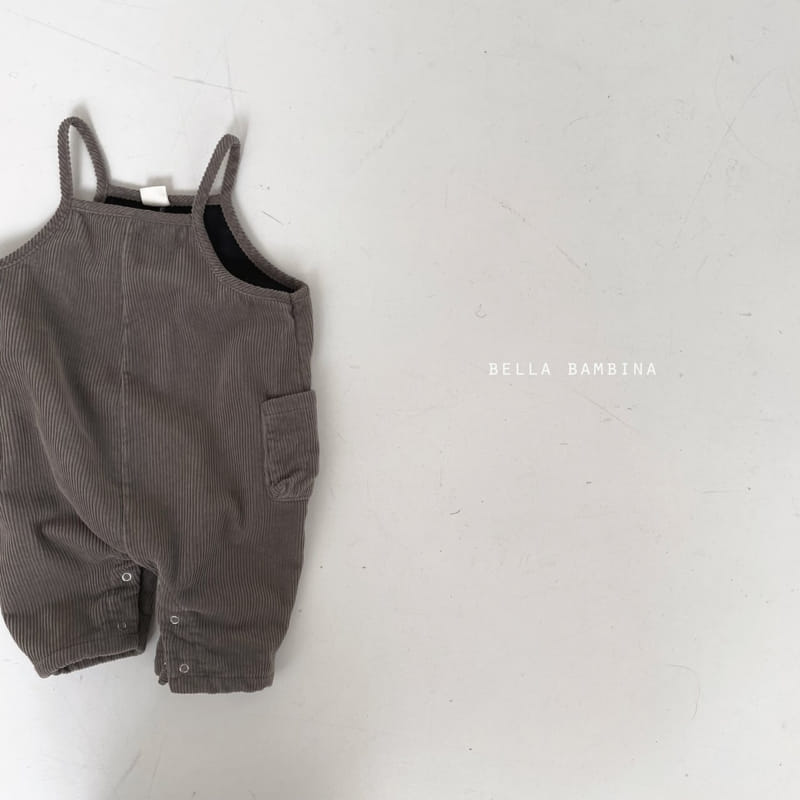 BELLA BAMBINA - Korean Children Fashion - #Kfashion4kids - Bebe Marry Rib Dungarees Bodysuit - 10