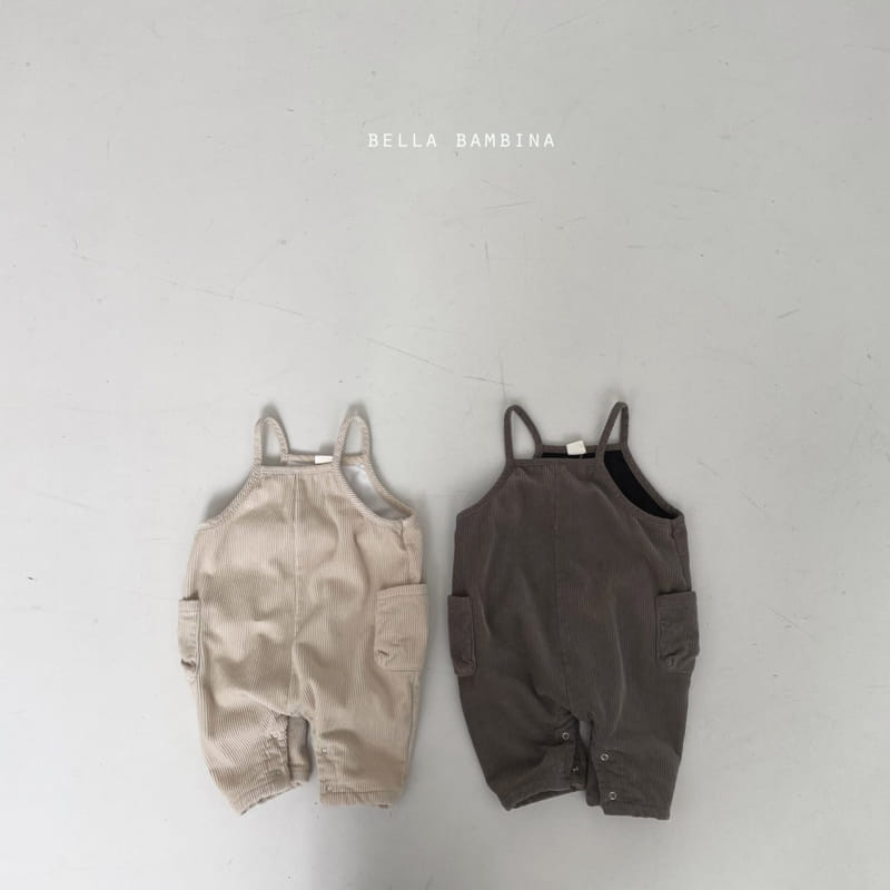 BELLA BAMBINA - Korean Children Fashion - #Kfashion4kids - Bebe Marry Rib Dungarees Bodysuit - 3