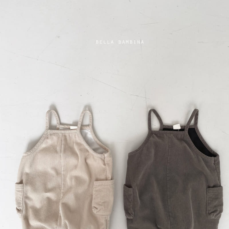 BELLA BAMBINA - Korean Children Fashion - #Kfashion4kids - Bebe Marry Rib Dungarees Bodysuit - 4