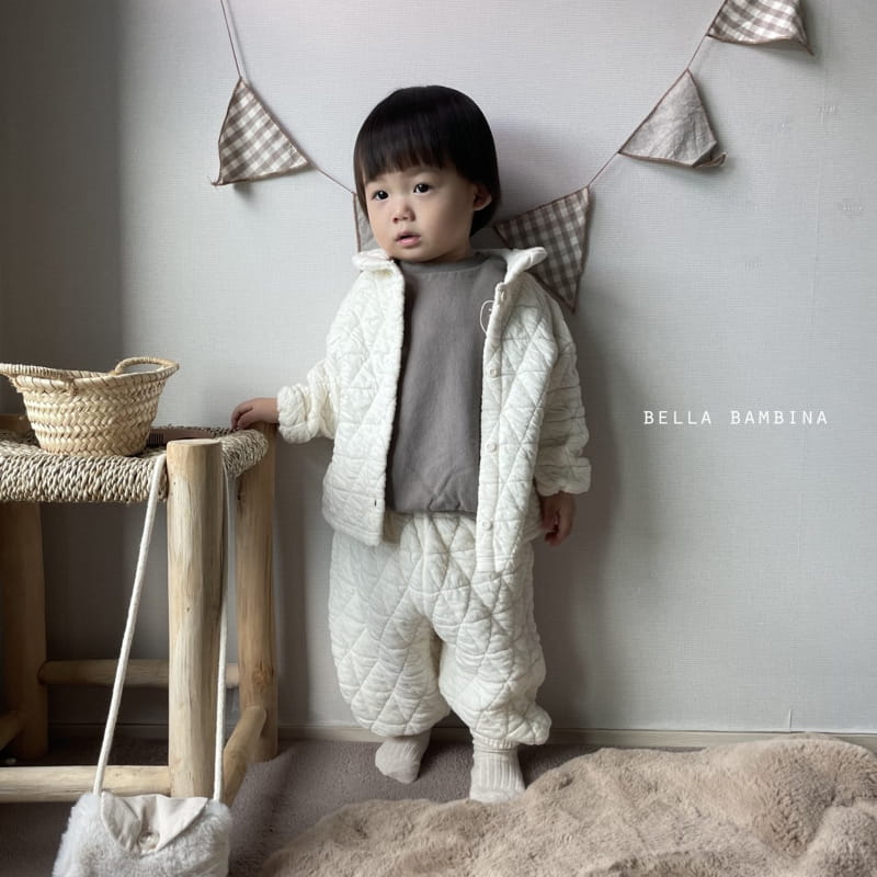 BELLA BAMBINA - Korean Children Fashion - #Kfashion4kids - Bebe Margaret Quilting Pants - 2