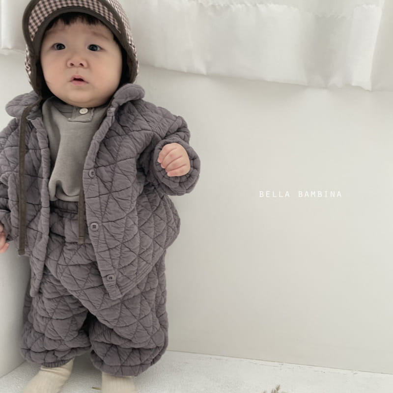 BELLA BAMBINA - Korean Children Fashion - #Kfashion4kids - Bebe Margaret Quilting Pants - 7