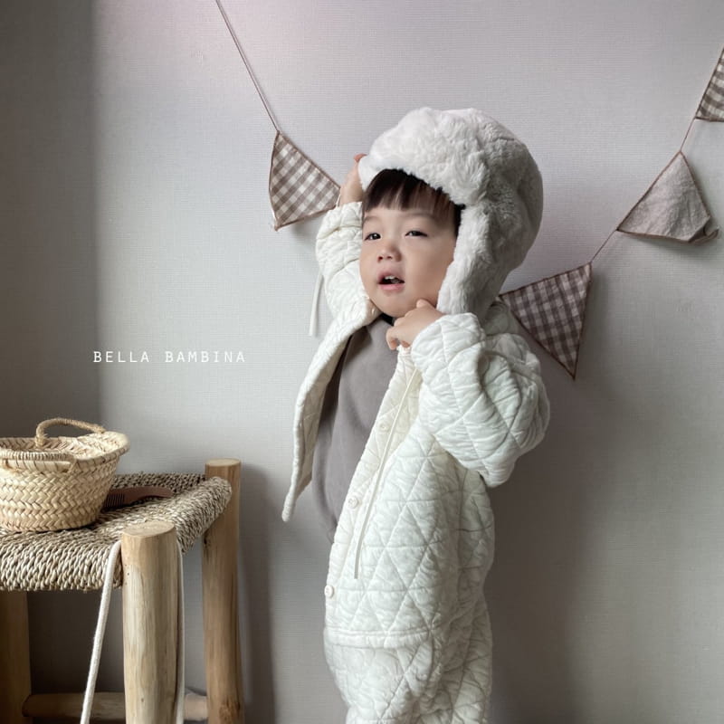 BELLA BAMBINA - Korean Children Fashion - #Kfashion4kids - Bebe Margaret Quilting Cardigan - 3