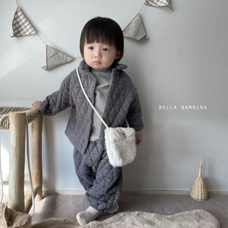 BELLA BAMBINA - Korean Children Fashion - #Kfashion4kids - Bebe Margaret Quilting Cardigan - 6