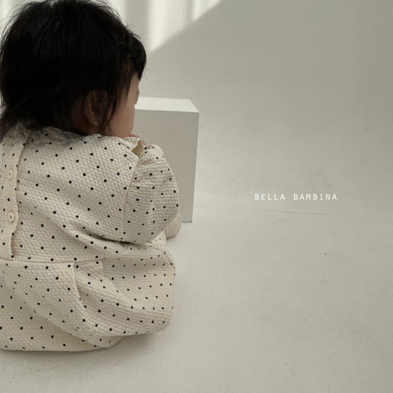 BELLA BAMBINA - Korean Children Fashion - #Kfashion4kids - Bebe Dot Frill Bodysuit