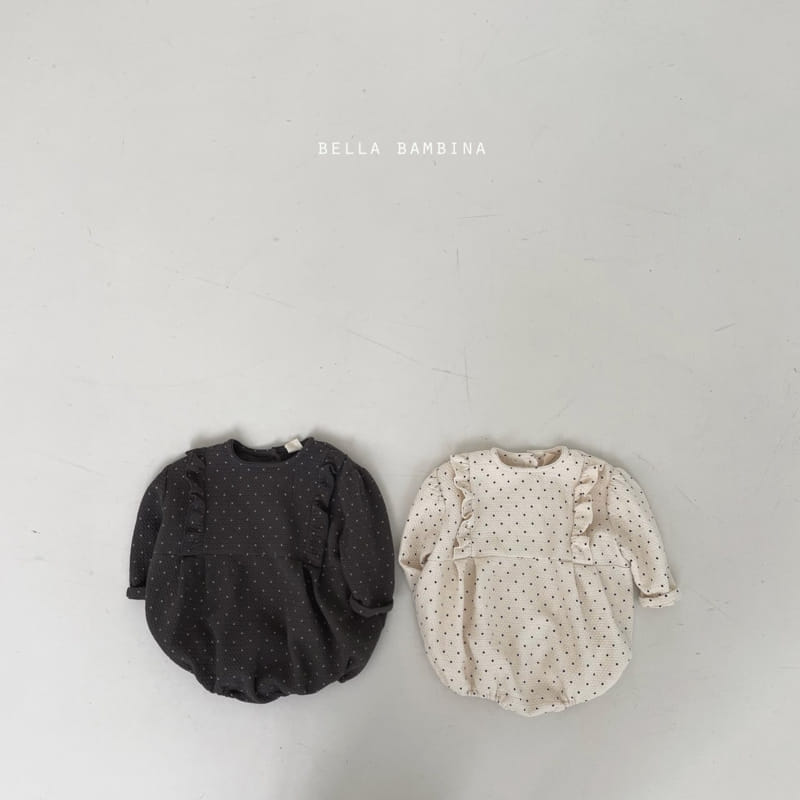 BELLA BAMBINA - Korean Children Fashion - #Kfashion4kids - Bebe Dot Frill Bodysuit - 10