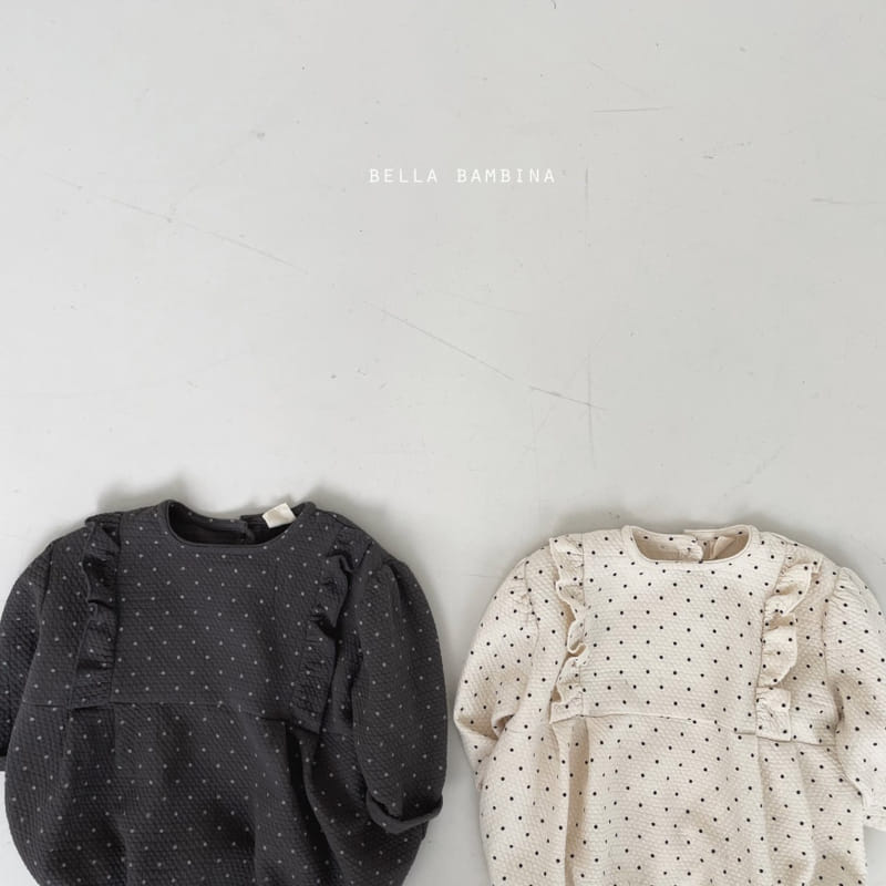 BELLA BAMBINA - Korean Children Fashion - #Kfashion4kids - Bebe Dot Frill Bodysuit - 11