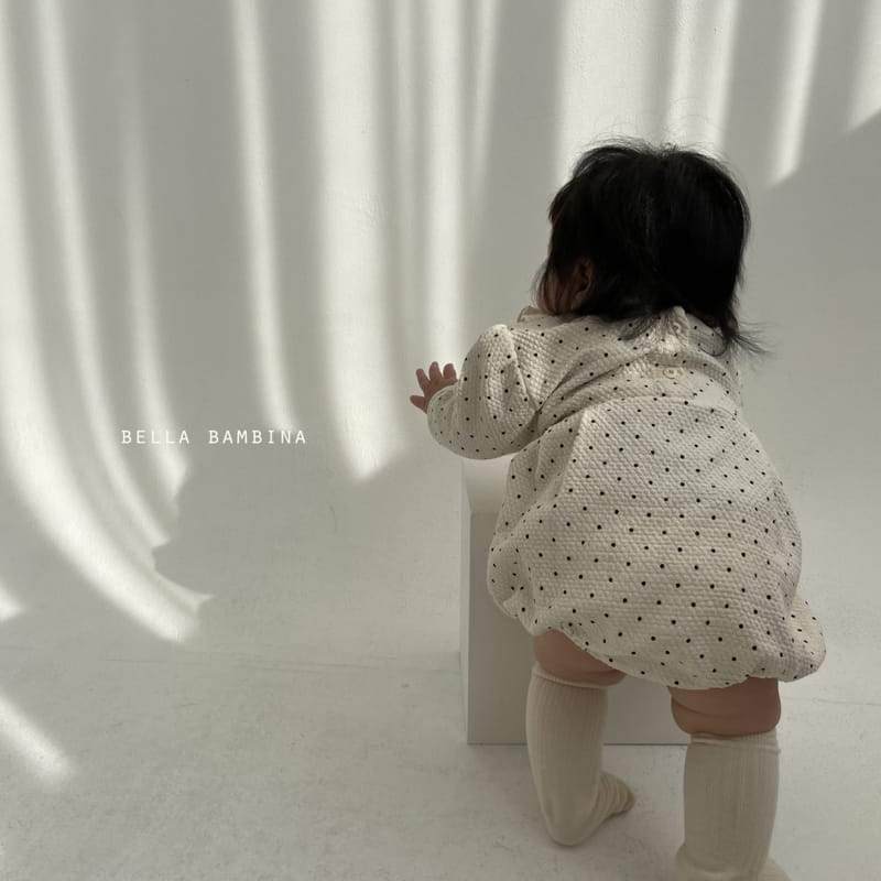 BELLA BAMBINA - Korean Children Fashion - #Kfashion4kids - Bebe Dot Frill Bodysuit - 5