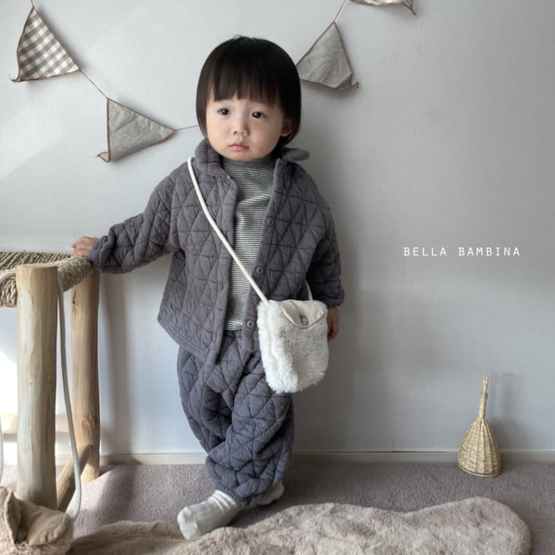 BELLA BAMBINA - Korean Children Fashion - #Kfashion4kids - Bebe Quilting Margaret Pants - 3