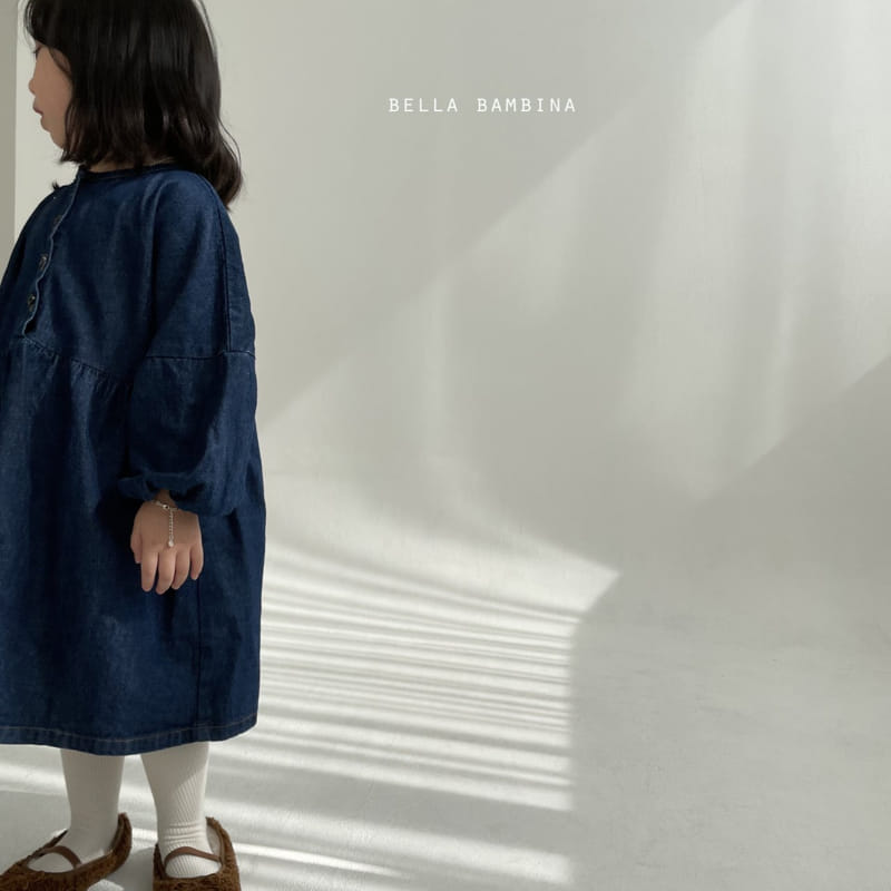 BELLA BAMBINA - Korean Children Fashion - #Kfashion4kids - Mono Denim One-piece - 2