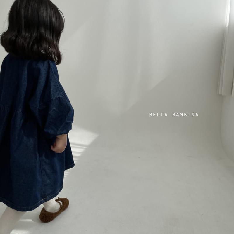 BELLA BAMBINA - Korean Children Fashion - #Kfashion4kids - Mono Denim One-piece - 5