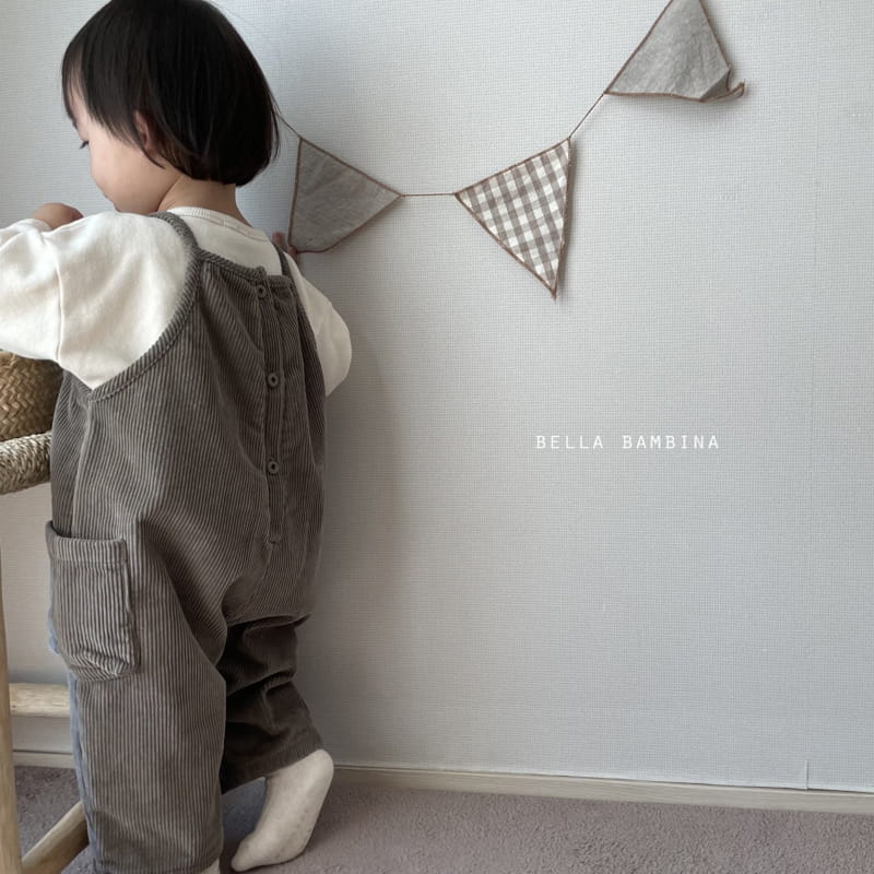BELLA BAMBINA - Korean Children Fashion - #Kfashion4kids - Marie Rib Dungarees Pants