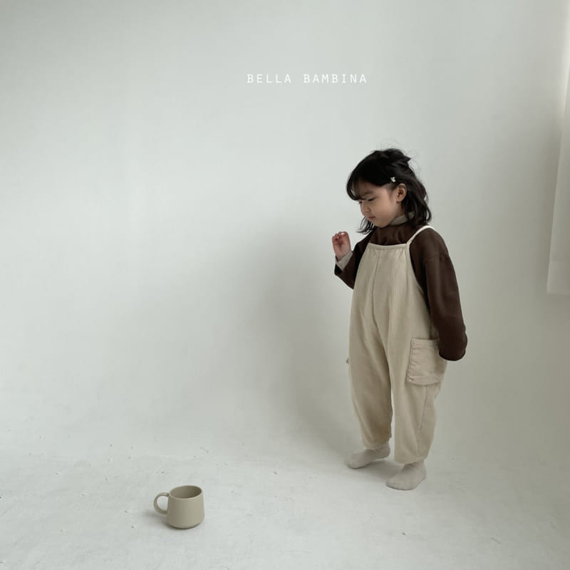 BELLA BAMBINA - Korean Children Fashion - #Kfashion4kids - Marie Rib Dungarees Pants - 2